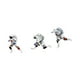 thumbnail image 3 of Figura de astronauta en miniatura, escala 1:64, accesorio para manualidades y fotografías, diseño en miniatura, Estilo B, 3 of 9