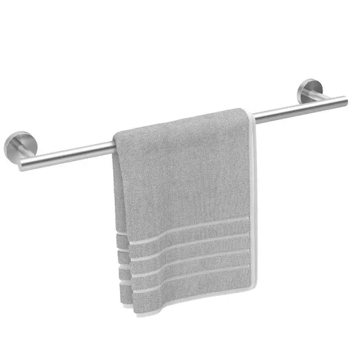 Brushed Nickel Towel Bar, 24 Inch Towel Rack For Bathroom Wall-Mounted, Sus304