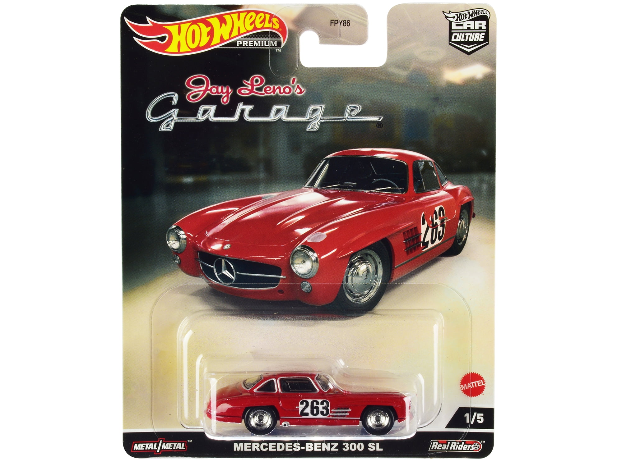 "Jay Leno’s Garage" 5 piece Set "Car Culture" Series Diecast Model Cars by Hot Wheels