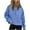 Blue, variant on Black and Friday 2025 Lindreshi Womens Fall Fashion 2025 Hoodies for Women Women Half Zip Cropped Hoodies Fleece Quarter Zip Up Pullover Sweatshirts Winter Clothes 2025 Outfits Sweater Coat
