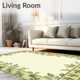 thumbnail image 2 of ODIKA 5' x 7' Machine Washable Non-Slip Area Rug, Traditional Leaf High Traffic Rug, Beige, 60320, 2 of 7
