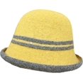 thumbnail image 6 of CoCopeaunts Women's Bucket Hat Double Stripe Wool Fisherman Hat Fashion Versatile Outdoor Fashion Roll-up Brim Warm Winter Hat, 6 of 8