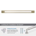 thumbnail image 4 of Amerock Medora 18 inch (457mm) Center-to-Center Rectangle Golden Champagne Appliance Pull Backplate, 4 of 6