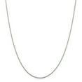 thumbnail image 4 of Sterling Silver Rhodium-plated 1.5mm Cable Chain Necklace Size 18, 4 of 5