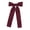 Burgundy, variant on Men's Kentucky Colonel Bow Tie Pre-Tied Clip-On - Brown