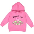 thumbnail image 2 of Inktastic Papa's Girl Heart Flowers Toddler Hoodie, 2 of 4