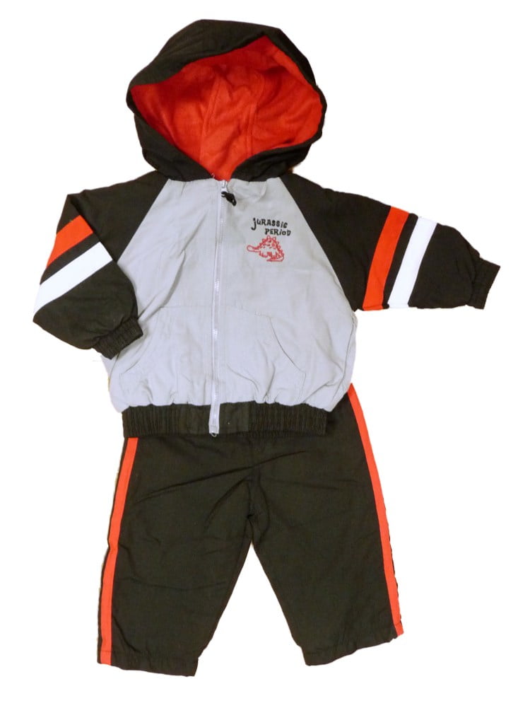 Little Rebels Little Rebels Infant & Toddler Boys Gray Dino Jacket