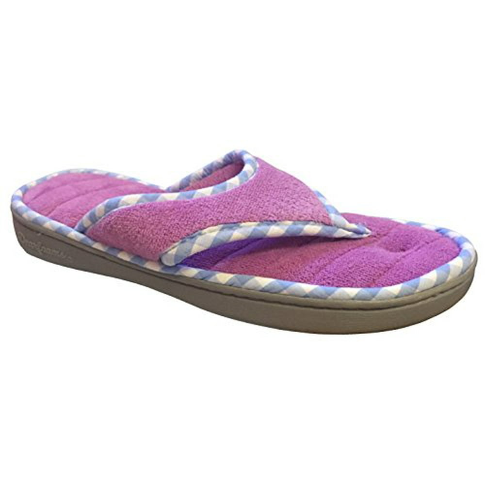 memory foam thong sandals