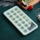 thumbnail image 5 of Molde de silicona para hacer cubitos de hielo de 21 cavidades, bandeja para molde de crema para pasteles con tapa, utensilios para hornear, redondo, verde Scienceny HA004768-06, 5 of 7