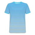 thumbnail image 6 of Wavsuf Mens Tees Shirts Men Plain T Shirts Short Sleeve Round Neck T Shirt Light Blue Size L, 6 of 6