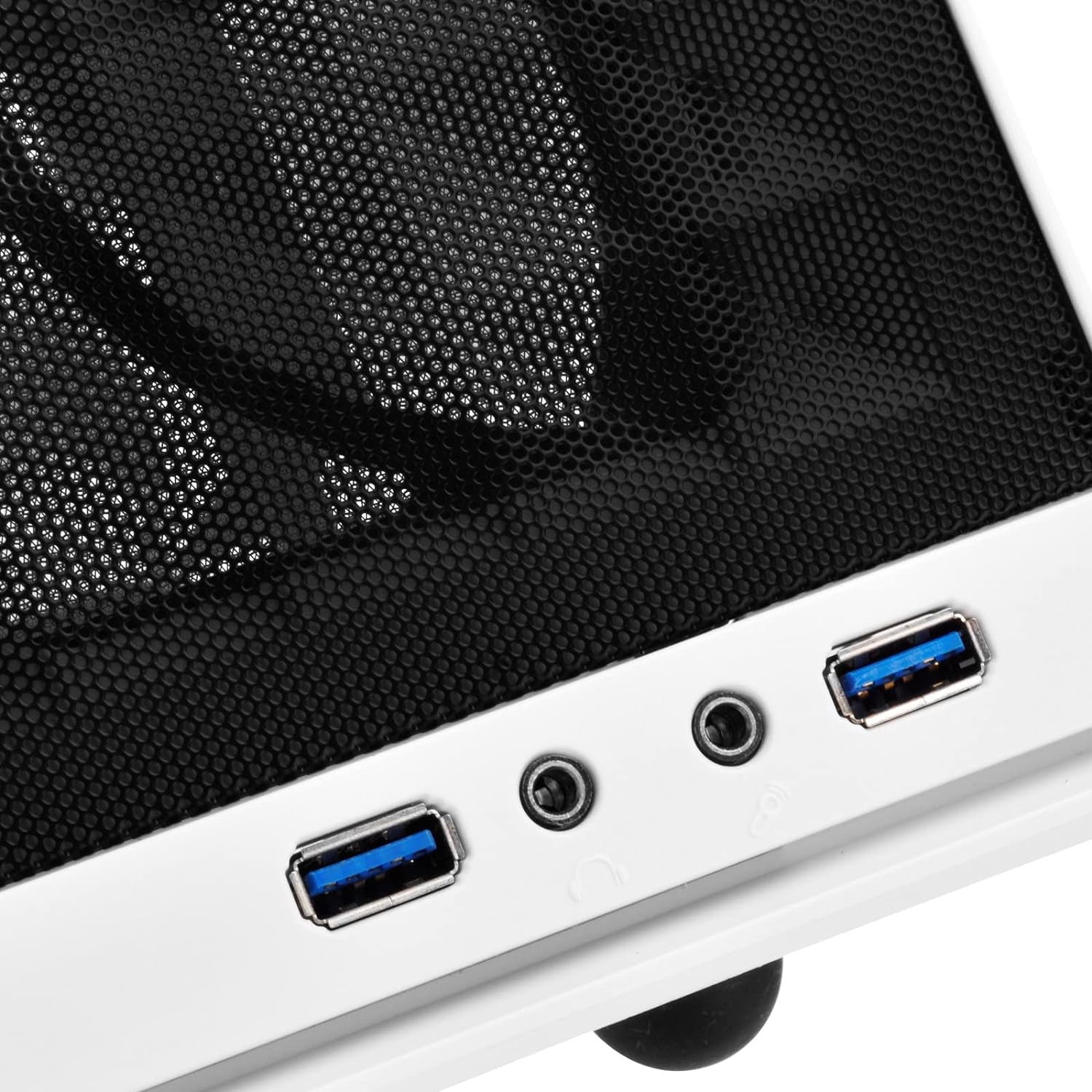 SilverStone Technology Ultra Compact Mini-ITX Computer Case with Mesh Front Panel White & Black (SST-SG13WB-USA)