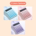 thumbnail image 2 of Calculator,Button Cute Suitable Office Cute D Suitable Kids 12 Display Round Lcd Display 12 Lcd Display Button Round Button, 2 of 6
