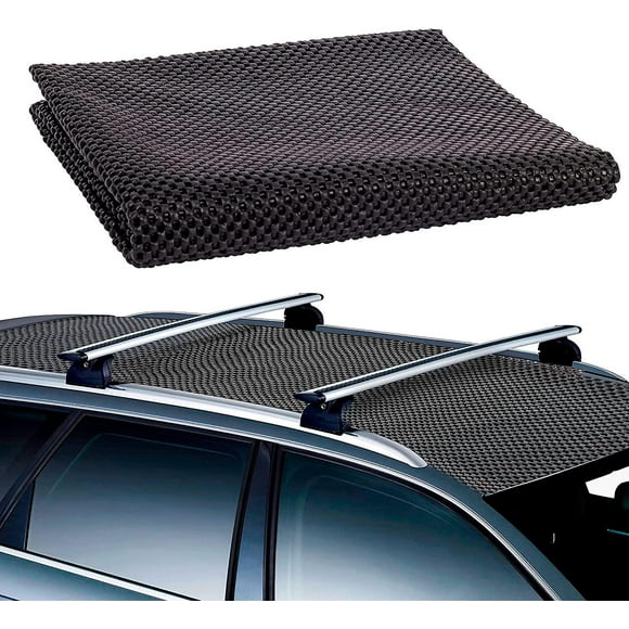 425l Roof Top Cargo Carrier Bag - 100% Waterproof Car Roof Bag Bundle No Rack Needed + Non Slip Roof Mat, For Any Car Van Or Suv