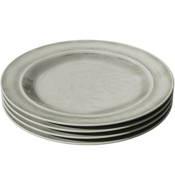 Fifth Avenue Melamine Dinner Plates, Break and Chip Resistant, Kid