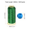 thumbnail image 2 of Unique Bargains Polyester Embroidery Thread Thread Spools Savers Kit, Deep Green Blue, 2 of 6