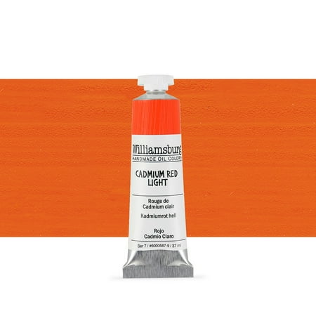 UPC: 0877463000164 | Williamsburg Handmade Oil Paint 37 ml Cadmium Red Light