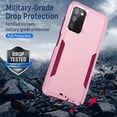 thumbnail image 3 of for Samsung A03S Case, Galaxy A03S Case with HD Screen Protector, Military Grade Protective Cases with Ring for Samsung Galaxy A03S (Pink), 3 of 12
