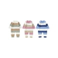 thumbnail image 3 of Gupgi Baby Girl Boy Striped Sweater Romper Infant Long Sleeve Full Length Jumpsuit Fall Winter Clothes, 3 of 9