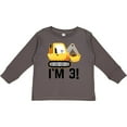 thumbnail image 3 of Inktastic 3rd Birthday Construction Party Boy Boys Long Sleeve Toddler T-Shirt, 3 of 5