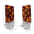 thumbnail image 7 of PhooArto Fire Basketball Pattern Plug in LED Night Light Auto Sensor Dusk to Dawn Decorative Night for Bedroom, Bathroom, Kitchen, Hallway, Stairs, Baby's Room, Energy Saving, 7 of 7