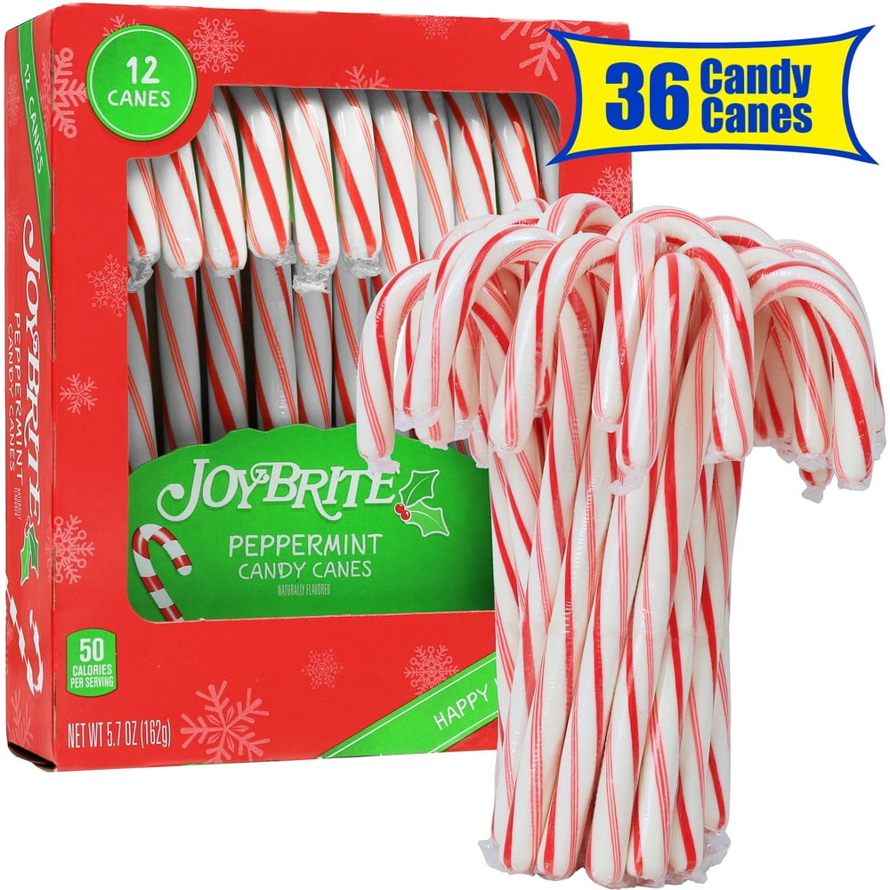 Greenco Candy Canes Individually Wrapped Red and White Candy Canes