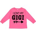 thumbnail image 3 of Inktastic I Love My Gigi with Arrow Boys or Girls Long Sleeve Toddler T-Shirt, 3 of 5