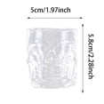 thumbnail image 2 of WIFKLSIIPG Skeleton Head Glass Creative Set Glass Ocean Glass, 2 of 3