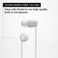 thumbnail image 4 of Sony WI-C100 Wireless In-Ear Headphones, White with Tech Smart USA Audio Entertainment Essentials Bundle, 4 of 10