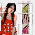 thumbnail image 2 of Sanrios Hello Kitty chaleco sin mangas Anime Crayon Shin-Chan moda deporte prendas de vestir lona suelta impresión camiseta sin mangas Y2K regalo de pareja, 2 of 4