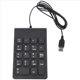 thumbnail image 3 of 5X Mini USB con Cable NuméRico Teclado NuméRico 18 Teclas Teclado Digital para Contabilidad Cajero PortáTil Android PortáTil Tabletas PC (Negro), 3 of 5