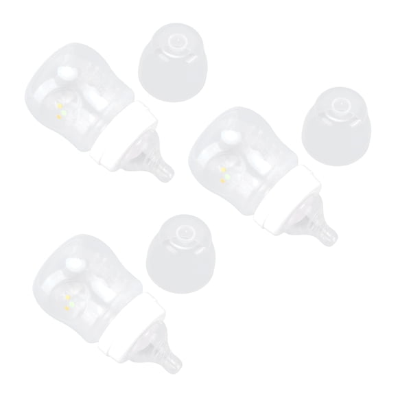 Biberón para recién nacidos, 3 piezas Biberones de cuello ancho para recién nacidos Biberones para bebés Solución innovadora