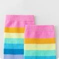 thumbnail image 6 of SYMOID Girls' Pink Cotton Rainbow Knee High Socks for 3-10 Years - Soft Breathable, Fray-Resistant, Free Size - Ideal for Daily Wear/Parties/Costumes,Size Free Size, 6 of 8