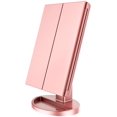 thumbnail image 1 of Makeup Mirror with Lights and Magnification, Lighted Makeup Mirror with 21Pcs Adjustable Lights, Light Up Makeup Mirror with 2X 3X Magnification, USB & Battery Supply JUN, 1 of 7