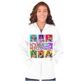 thumbnail image 3 of XOMG POP Party Like Popstar Album Women Plus Size Zipper Hoodie Brisco Brands 2X, 3 of 5