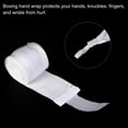 thumbnail image 4 of Uxcell Boxing Hand Wraps 98" Length Martial Arts Fist Bandages,, White 2 Pack, 4 of 6
