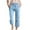 Light Blue, variant on Ruyang Capri Pants for Girls Cotton Linen Wide Leg Pants Summer Capris Pant Palazzo Loose Fit Casual Trousers Pockets 2026 Trendy