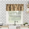 thumbnail image 3 of Coffee Curtain Valance Coffee Words Different Typographies Beans Cups Vintage Backdrop Curtain Valance for Kitchen Living Room Decor 54"x18", 3 of 5