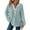 04#Mint Green, variant on Hoodies for Women Oversized Waffle Knit Long Sleeve Button Down Shirt V Neck Crochet Tunic Pullover Sweaters Tops
