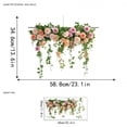 thumbnail image 3 of Adhesivos para ventanas, frescos, multicolores, flores, vid, PVC, 3 of 3