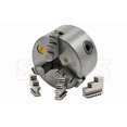 thumbnail image 3 of Shars 4 Inch 3 Jaw Self-Centering Scroll Lathe Chuck Solid Jaws with 1 x 10 TPI Semi-Machined Threaded Back Plate, Machining Required 202-5410-202-6107-6 R[, 3 of 4