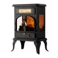 thumbnail image 2 of Open Box selectric Freestanding Electric Fireplace Heater w/Remote, Dark Black, 2 of 12
