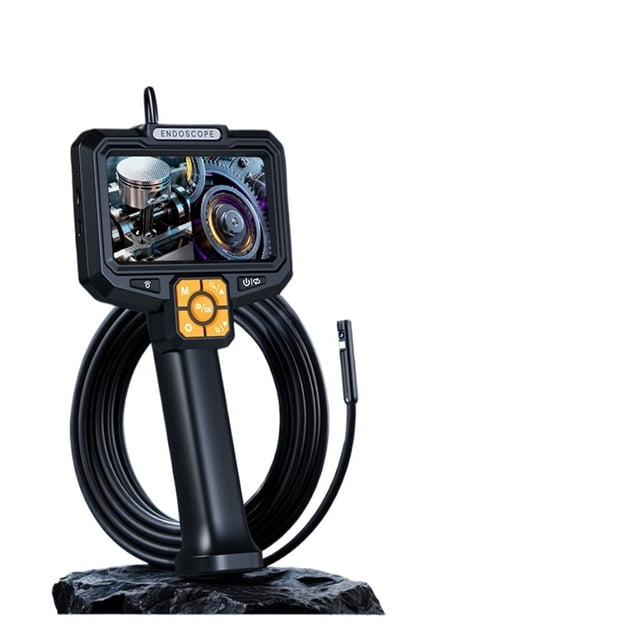 5 Inch IPS Screen Industrial Endoscope Camera Dual Lens View 1080P Pipe Inspection Borescope ,Easily Maneuver