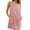 New/Pink, variant on Otvok Ladies Tank Dress Solid Color Round Neck Corduroy Sleeveless Backless Vest Dress