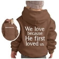 thumbnail image 4 of Kids Christian Sweatshirt Letter Print Hoodies Long Sleeves Comfy Loose Pullover Girls Boys Style Casual Sweatshirt for Boys Girls 4-5 Years, 4 of 4