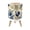 Color 4, variant on Small Trash Can with Lid Colorful Cloud Kids Clouds Sunset Sky Pastel Hues Light 1.8 Gallon Dog Proof Trash Can Round Garbage Can Waste Bin Wastebasket for Bathroom Bedroom Living Room