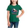 thumbnail image 4 of Cloaraye Youth 4th of July T-Shirt Boys Girls American Flag Graphic Short Sleeve Crew Neck Tee for 13-14Y - Independence Day Clothes, 4 of 5