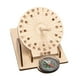 thumbnail image 1 of Reloj de sol ecuatorial, juguete de ayuda para la enseñanza, decoración DIY de madera ensamblable, modelo de experimento científico, reloj de sol de Zulema juguetes de reloj de sol, 1 of 8