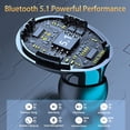 thumbnail image 4 of Auriculares inalámbricos Bluetooth 5.3 con 4 micrófonos ENC IPX7, 4 of 6