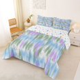 thumbnail image 2 of Homewish Blue Purple Gradient Full Size Comforter Sets,Classic Contemporary Bedding Comforter Set,Colorful Stars Reversible,3 Pieces,1 Comforter and 2 Pillowcases, 2 of 7
