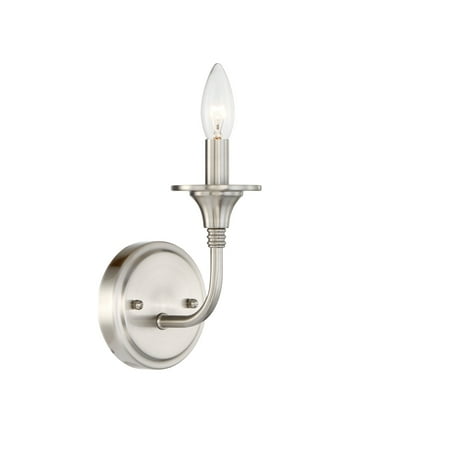 

Craftmade 57061 Jolenne 8 Tall Bathroom Sconce - Nickel